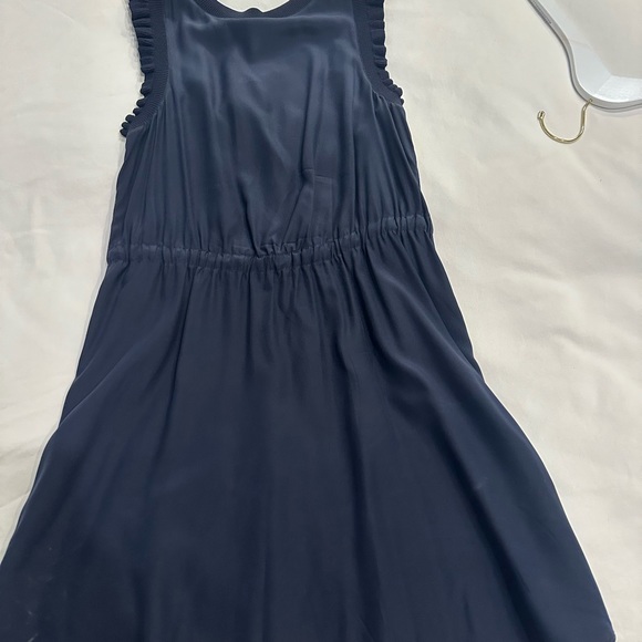 Cinq A Sept - Blue Flowy Silk Dress - Picture 3 of 3